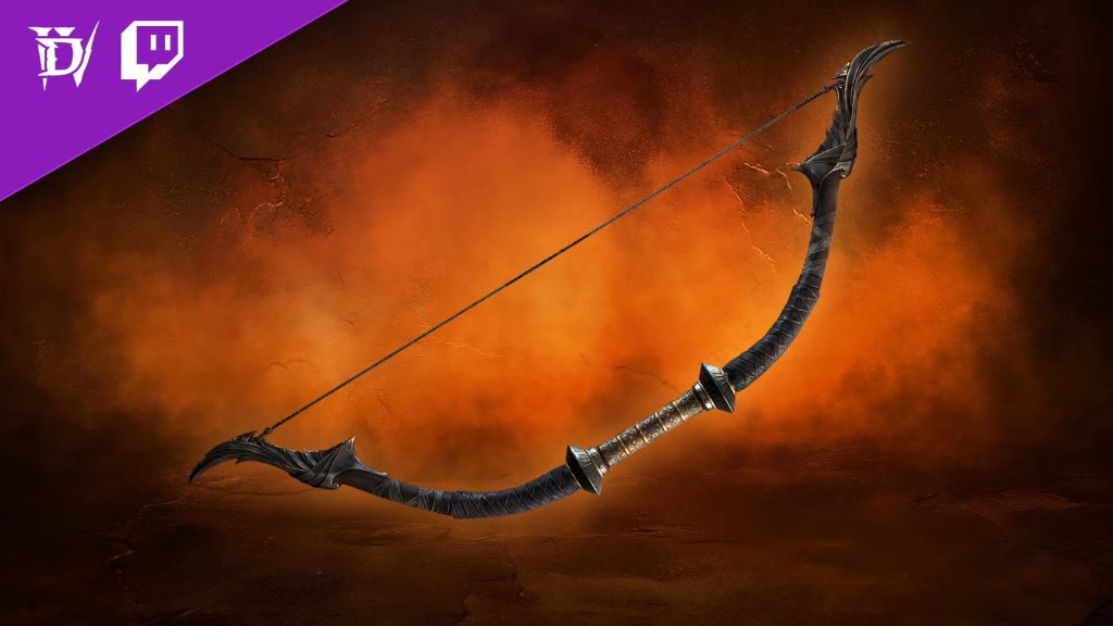Diablo 4 Twitch Drop Fusillader’s Arc Bow Rogue