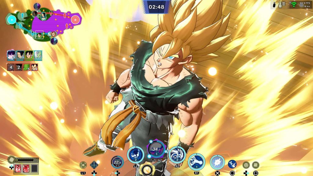 Dragon Ball: Gekishin Squadra recenzja – Goku Super Saiyan podczas starcia