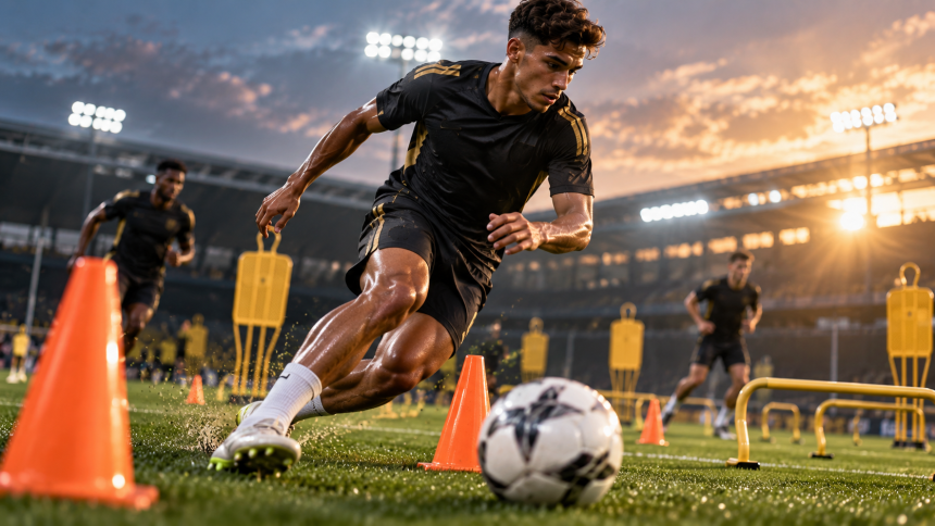 EA FC 27 Training Camp – zawodnik podczas treningu
