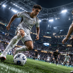 EA SPORTS FC 27 Lite – piłkarz podczas meczu na stadionie