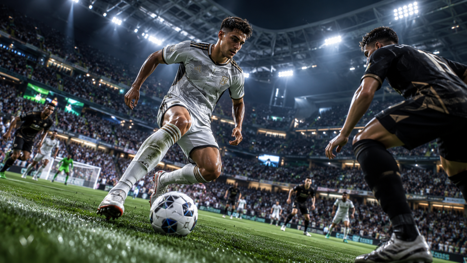EA SPORTS FC 27 Lite – piłkarz podczas meczu na stadionie