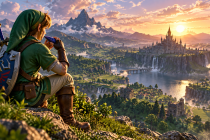 The Legend of Zelda: Ocarina of Time na Nintendo Switch 2 z Linkiem i Hyrule
