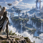 AION 2 – premiera, cena, klasy i najważniejsze informacje AION 2 – bohater na tle świata gry i latających wysp