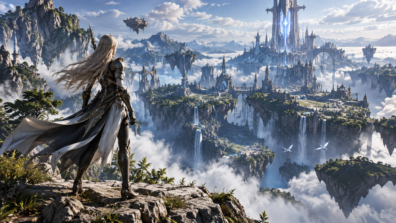 AION 2 – bohater na tle świata gry i latających wysp
