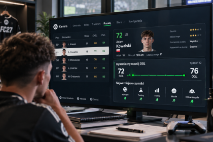 EA FC 27 – Dynamic OVR i rozwój zawodnika w trybie kariery