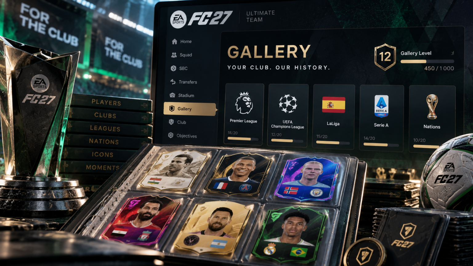 EA FC 27 FUT Gallery i zbiory zawodników