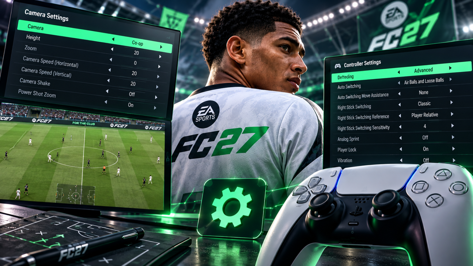EA FC 27 najlepsze ustawienia kamery i kontrolera
