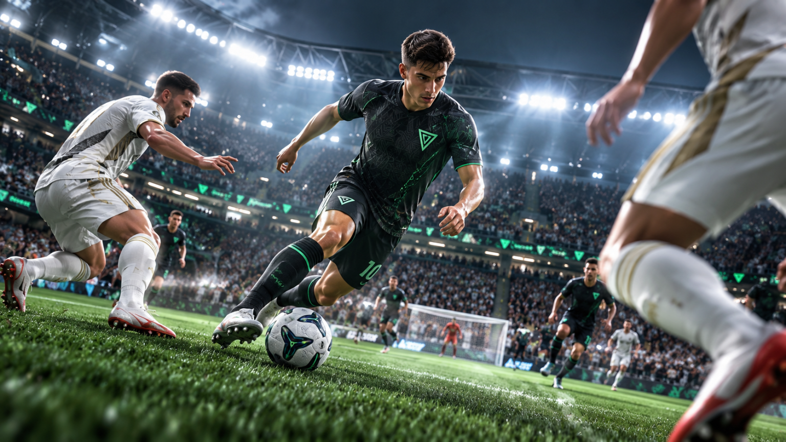 EA FC 27 – piłkarze podczas meczu na stadionie