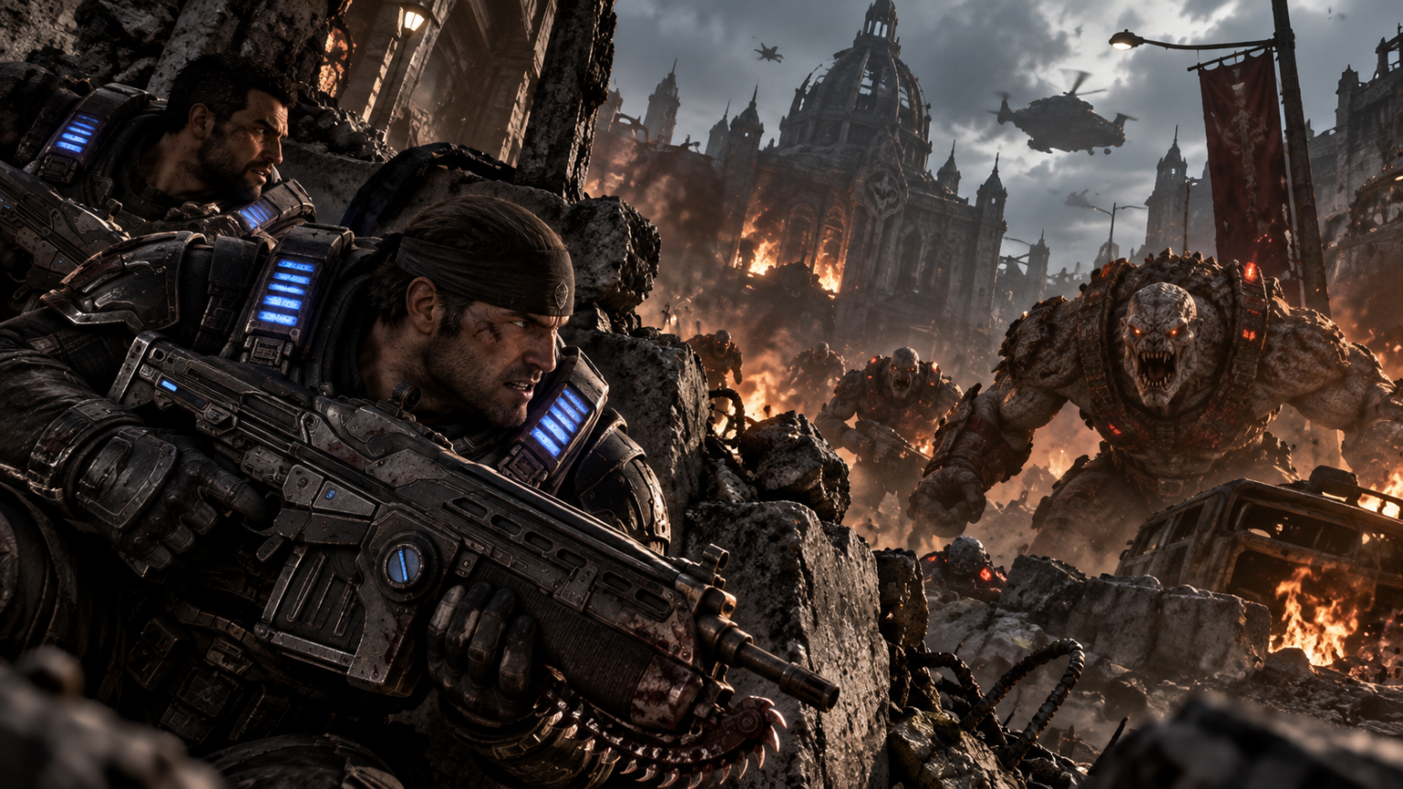 Gears of War E-Day – Marcus Fenix walczy z Hordą Szarańczy
