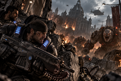 Gears of War E-Day – Marcus Fenix walczy z Hordą Szarańczy