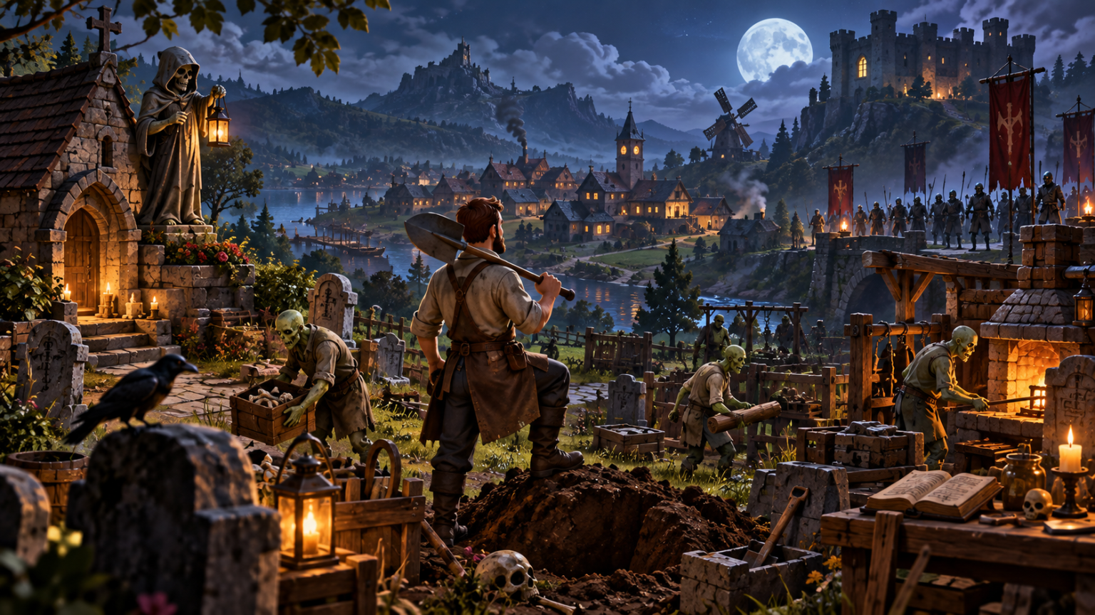 Graveyard Keeper 2 – zarządzanie cmentarzem i armia nieumarłych