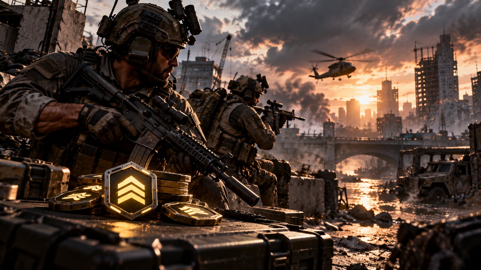 Modern Warfare 4 – żołnierze na polu walki i tokeny 2XP