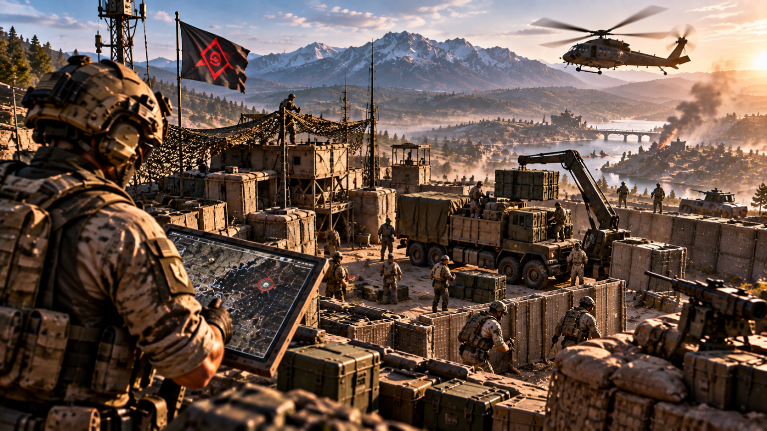 WARDOGS FOB – baza operacyjna i obrona