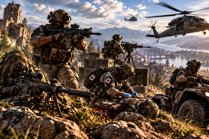 WARDOGS – klasy i role Assault Medic Recon Support Driver Pilot