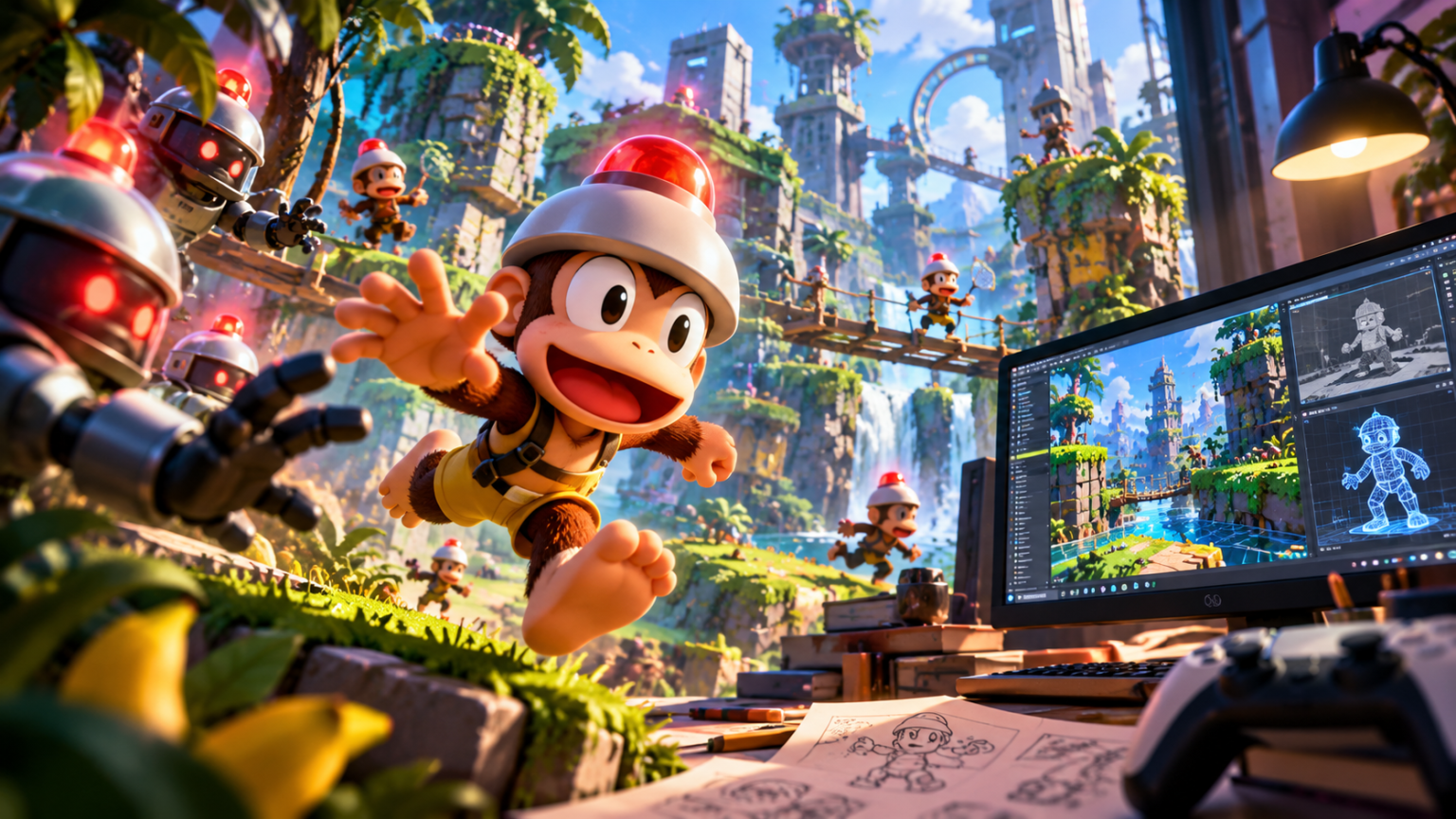 Ape Escape – nowa gra twórców Sonic Mania w studio Evening Star
