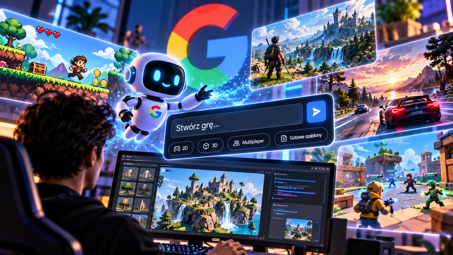 Google Playground do tworzenia gier za pomocą sztucznej inteligencji
