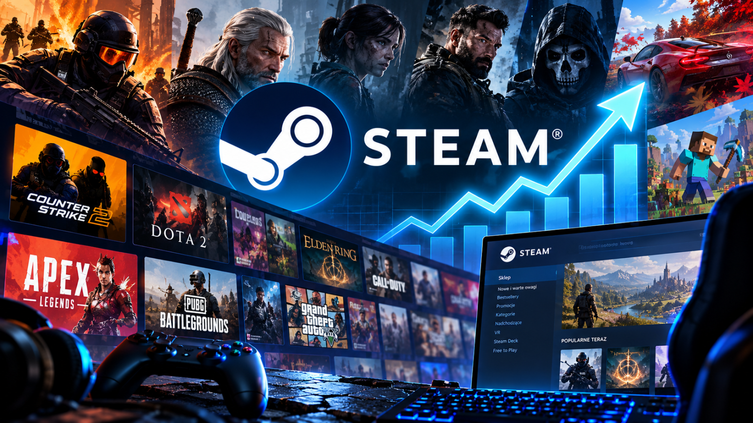 Steam osiąga rekord przychodów w 2026 roku