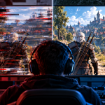 Gra na PC z wysokim FPS, ale widocznymi przycięciami obrazu i nierównym czasem renderowania klatek