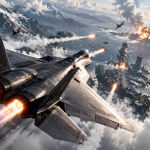 ACE COMBAT 8: WINGS OF THEVE – premiera, cena i wymagania Myśliwiec podczas walki powietrznej w ACE COMBAT 8