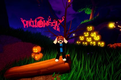 Cardmon Legends – grafika promująca premierę gry i event Halloween na Robloxie