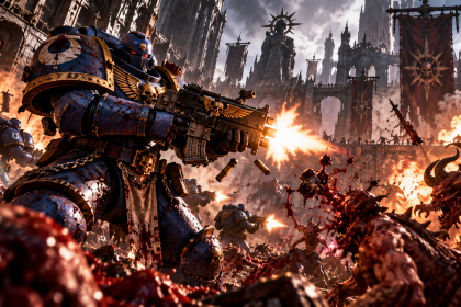 Ultramarine walczy z demonami w Warhammer 40,000: Boltgun 2