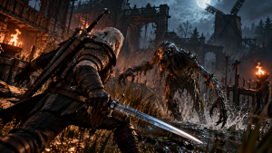 Zdjęcie do aktualności: Wiedźmin 3 Remastered – jak walczyć z potworami? Oleje, eliksiry i znaki